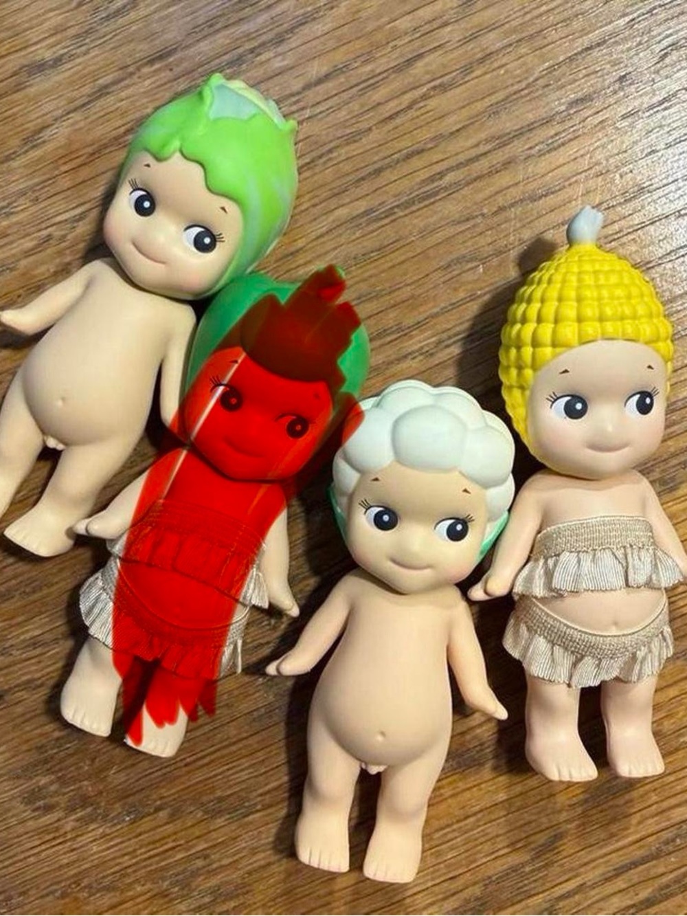 Authentic Sonny angel veggie series BUNDLE cabbage, cauliflower & corn